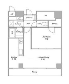 A-PLACE新橋 904 間取り図