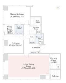 プラティーヌ新宿新都心 2002 間取り図