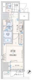 リヴシティ日本橋ネクステシア 8階 間取り図
