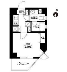 アーバネックス神保町 405 間取り図