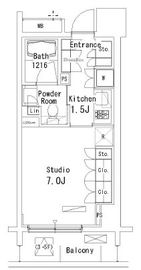 パークアクシス方南町 502 間取り図