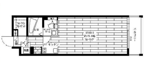 グランドコンシェルジュ都立大学 2階 間取り図