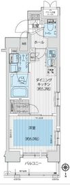 エステムプラザ芝公園 12階 間取り図