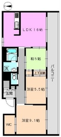 ラ・トゥール神楽坂 10F2 間取り図