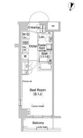 プラウドフラット学芸大学2 206 間取り図