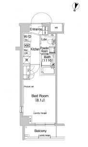 プラウドフラット学芸大学2 306 間取り図