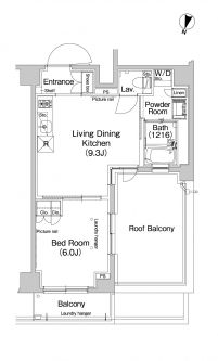 プラウドフラット学芸大学2 505 間取り図