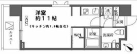 カスタリア大森 1001 間取り図