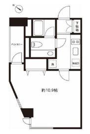 アビターレ霞町 201 間取り図