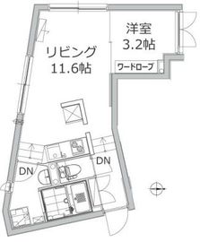 アレーロ江戸川橋 203 間取り図