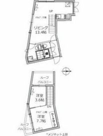 アレーロ江戸川橋 403 間取り図