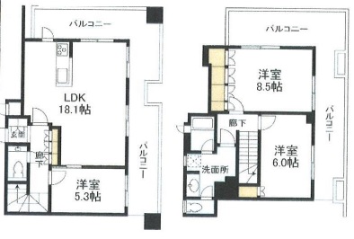 虎ノ門法曹ビル 12階 間取り図
