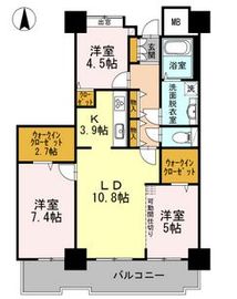 品川シーサイドビュータワー1 2609 間取り図