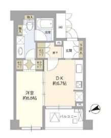 パークハウス外苑西 2階 間取り図