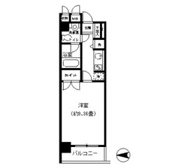 ノナプレイス渋谷神山町 107 間取り図