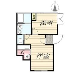 ラピス四谷三丁目 205 間取り図