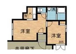 ラピス四谷三丁目 404 間取り図