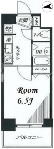 OLIO麻布十番 (オリオ麻布十番) 4階 間取り図