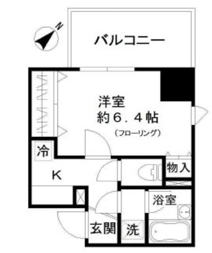 リテラス白金台ヒルズ 701 間取り図