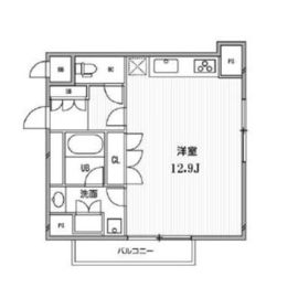 フロンティアテラス目黒 3階 間取り図