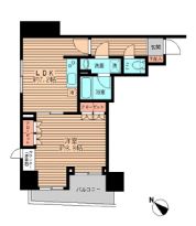 日本橋ファーストレジデンス 602 間取り図