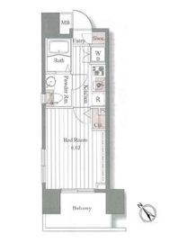 ドゥーエ大森 1101 間取り図