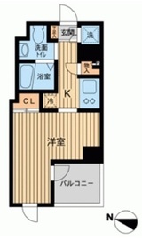 エスティメゾン武蔵小山 201 間取り図