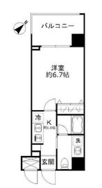 フォレシティ豊洲 805 間取り図