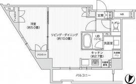 レジディア笹塚2 610 間取り図