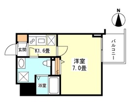 コンシェリア西新宿タワーズウエスト 1304 間取り図