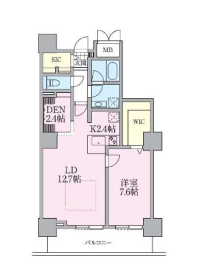 ロイヤルパークスタワー南千住 3804 間取り図