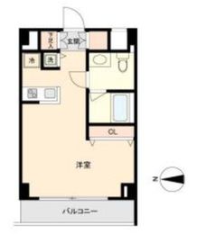 HF中野坂上レジデンス 1階 間取り図