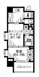 レジディア池尻大橋 1301 間取り図