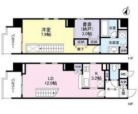 ヴェルデュール本郷壱番館 1001 間取り図