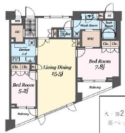 パシフィックレジデンス目黒本町 403 間取り図