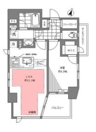 渋谷フィモード 501 間取り図