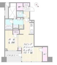ザ・サンメゾン文京本郷エルド 6階 間取り図