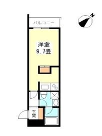 TKフラッツ渋谷 1112 間取り図