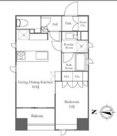 グリーンパーク千代田司町 4F1 間取り図