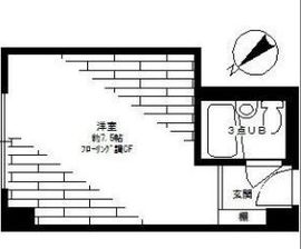 赤坂レジデンシャルホテル 3階 間取り図