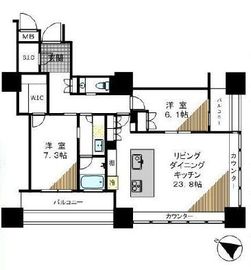 ガレリアグランデ 21階 間取り図