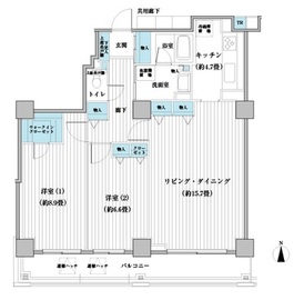 ベルタワー 3103 間取り図