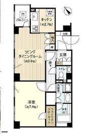 カトルズ代官山 7階 間取り図