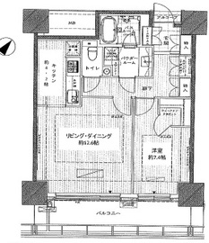 カテリーナ三田タワースイート ウエストアーク 10階 間取り図