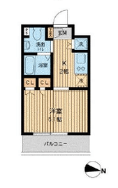 エスティメゾン武蔵小山 306 間取り図