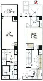 シティインデックス三田伊皿子坂 3階 間取り図