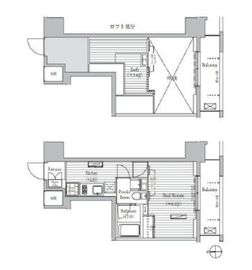 ミュゼ南麻布 1003 間取り図