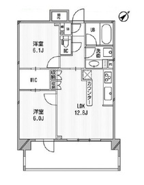 ライオンズシティ白金高輪 903 間取り図