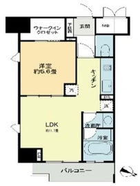 ベルファース本郷弓町 205 間取り図