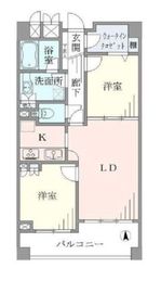 オリンピアード麻布霞坂 2階 間取り図